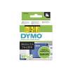 Dymo D1 pr&aelig;getape 24mm sort/gul