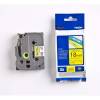 Brother TZE tape 18mm sort/gul 