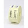 Entrebillet, NN 63mm 54, Nummereret fra 1-10.000, gul rulle a 1000 stk