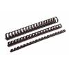 Spiralrygge, Fellowes, 21 ringe, Plast 16 sort  pakke a 100 stk