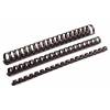 Spiralrygge, Fellowes, 21 ringe, Plast 14 sort, antal ark: 100  pakke a 100 stk