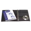 CD lomme, Bantex transparent, 210x290mm, antal ringe: 4 plastik pakke a 5 stk
