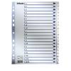 Register, Index, A4,210x297mm, hvid Pakke med 10 s&aelig;t