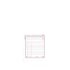 Kasseblok, Mayland, hvid, 85x272mm