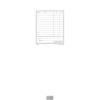 Mayland kasseblok 100x178mm 2x50 blade