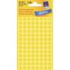Universeletiket, Avery, 3013 8mm gul, pakke med 416 stk, FSC Mix Credit