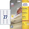 Avery L4737REV-25 etiketter 63,5x29,6mm hvid 645stk