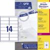 Avery L7163-100 etiketter 99,1x38,1mm hvid 1400stk