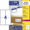 Avery L7169 A4 forsendelsesetiket 99,1x139mm hvid