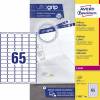 Avery L7651 etiketter 38,1x21,2mm 100ark