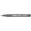 Fiberpen, Artline, EK237, 0,7MM, sort