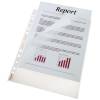 Plastlomme, Esselte transparent 115&micro;m, 210x297mm, plastik pakke a 10 stk