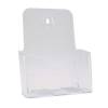 Brochure holder, BNT A5 1 rum til bord/v&aelig;g, transparent