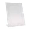 Brochure display, BNT A6 L-Form til bord, transparent