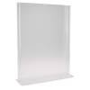 Brochure display, BNT A4 T-Form til bord, transparent