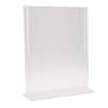 Brochure display, BNT A6 T-form til bord, transparent