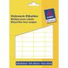 Universeletiket, Avery, 3319 29x18mm hvid, antal etiketter pr. ark : 32 pakke med 960 stk
