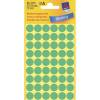 Avery 3143 etiket &Oslash;12mm gr&oslash;n 270stk