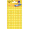 Avery 3144 etiket &Oslash;12mm gul 270stk