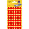 Universeletiket, Avery, 3147 12mm r&oslash;d, pakke med 270 stk, FSC Mix Credit