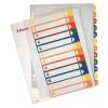 Register, Esselte, MAXI, A4,210x297mm hvid Pakke med 10 s&aelig;t