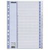 Register, Esselte, A4,210x297mm, gr&aring; Pakke med 10 s&aelig;t