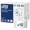 Tork 110253 Premium T2 Jumbo Mini 2lags toiletpapir 12 ruller
