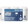 Tork 100134 Standard M2 1lags aft&oslash;rringspapir hvid 6ruller