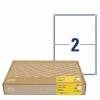 Adresseetiketter, Avery, 8018-300 199.10mmx143.50mm hvid, antal etiketter pr. ark : 2 kasse a 5 pakker, FSC Mix Credit