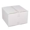 B&oslash;lgepapkasse, indre dim: 380 x 380 x 230 mm, 2-lags,BC-flute, 7.000 mm FEFCO 0201, hvid/brun, bundt a 15 stk palle a 270 stk, FSC Mix 70%