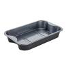 Plastbakke, F&aelig;rch, C 2294-1B, 1-rums Rektangul&aelig;r 1770 ml 293x192x45mm C-PET, s&oslash;lv/sort, t/ovn & microovn karton a 204 stk F&oslash;devaregodkendt