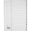 Register, Bantex, A4,210x297mm, 1-12 gr&aring; s&aelig;t med 1 stk.