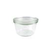 Sylteglas, Rund, &Oslash; 100, h&oslash;jde 69 Glass, transparent, pakke a 6 stk Weck F&oslash;devaregodkendt