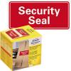 Etiket, Avery, 7311, Security seal 38x20mm r&oslash;d/hvid, pakke a 200 stk