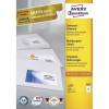 Universeletiket, Avery, 3425 105x57mm hvid, antal etiketter pr. ark : 10 pakke a 1000 stk, FSC Mix Credit