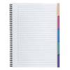 Bantex 5in1 Index spiralblok A4+ linjeret