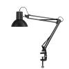 Arkitektlampe, Unilux, Success 60 med bordfod & bordklemme, sort