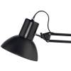 Arkitektlampe, Unilux, Success 60 med bordfod & bordklemme, sort
