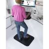 Arbejdspladsm&aring;tte, Matting, Yoga Fashion 580x830x16mm, Nitril, sort