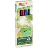 Edding EcoLine permanent marker 1mm 4 farver