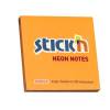 Notes, BNT Stick&acute;n, Neon, orange, 76 x76mm