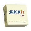 Notes, BNT Stick&acute;n, Cube, gul, 76x76mm