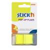 Indexfaner, BNT Stick&acute;n,45x25mm, gul pakke a 50 stk