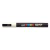 Paintmarker, Uni Posca, PC-3M, 0,9-1,3MM Rund spids, hvid, permanent