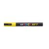 Paintmarker, Uni Posca, PC-3M, 0,9-1,3MM Rund spids, gul, permanent