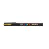 Paintmarker, Uni Posca, PC-3M, 0,9-1,3MM Rund spids, guld, permanent