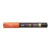 Paintmarker, Uni Posca, PC-1M, 0,7MM Rund spids, orange, permanent