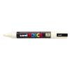Paintmarker, Uni Posca, PC-5M, 1,8-2,5MM Rund spids, hvid, permanent