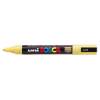 Paintmarker, Uni Posca, PC-5M, 1,8-2,5MM Rund spids, gul, permanent