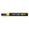 Paintmarker, Uni Posca, PC-5M, 1,8-2,5MM Rund spids, gul, permanent